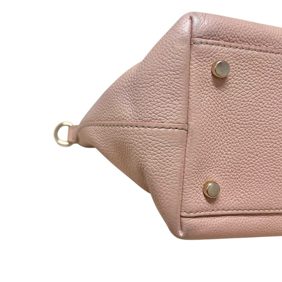 Kate Spade Women's Pink Larchmont Avenue Evangelie Leather Small Penny Satchel - Picture 7 of 16